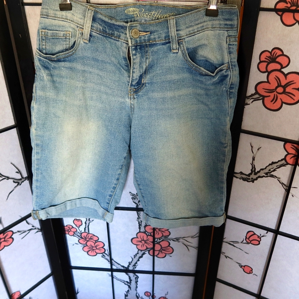Old Navy Sweet Heart Light Blue Capris Pants Size 2